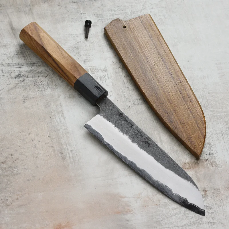 Enso Hand-Forged Aogami Super 6.7" Santoku with Saya