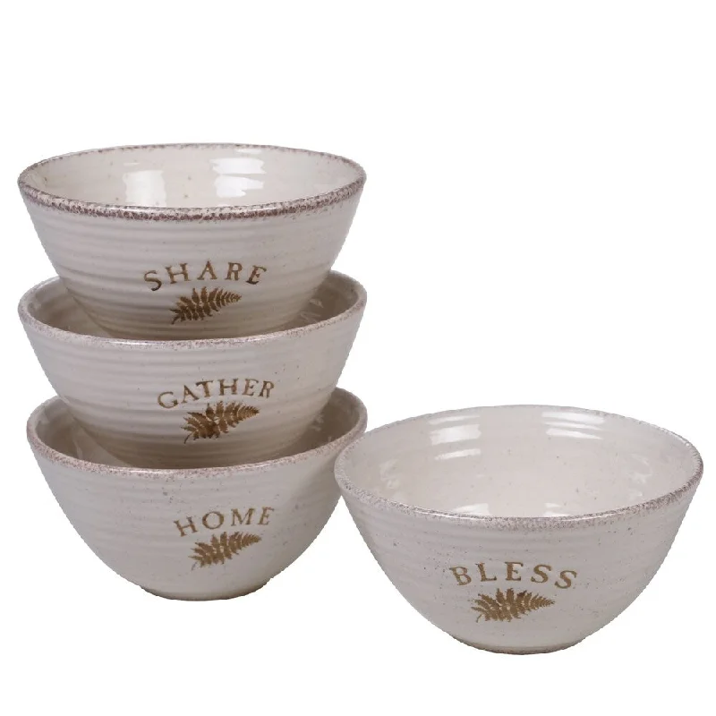 Certified International Gather Ice Cream Bowls, Set of 4