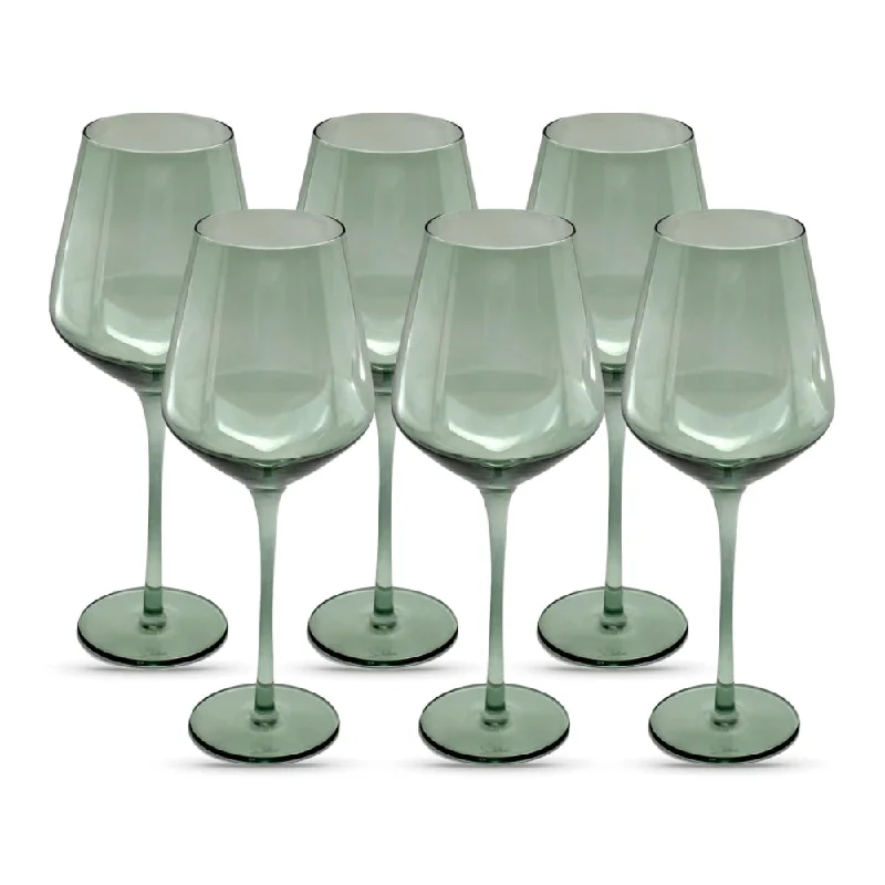 Light Blue Sea Wine Glass