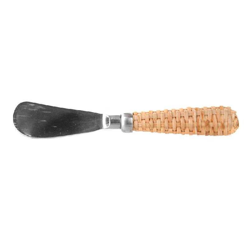 Spreader Knife with Rattan Handle