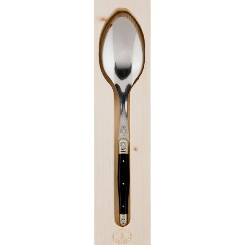 Laguiole Jean Dubost Deluxe Serving Spoon Black