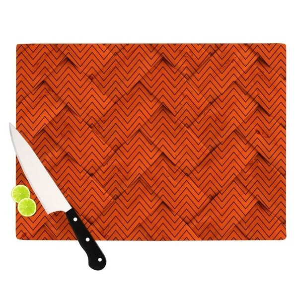 KESS InHouse KESS Original "Chevron Weave" Cutting Board