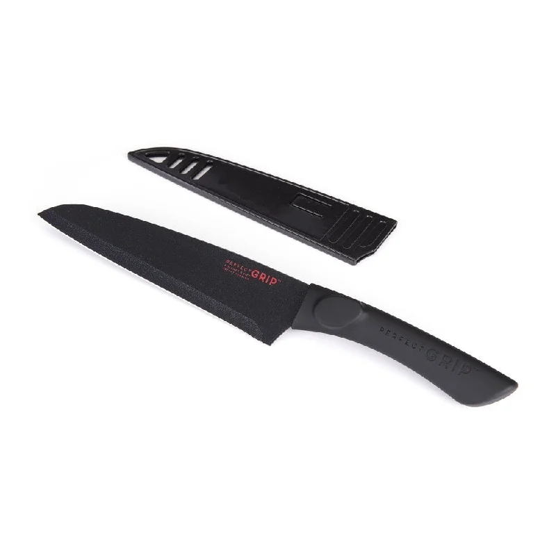 Black Grip Chef Knife Stainless Steel