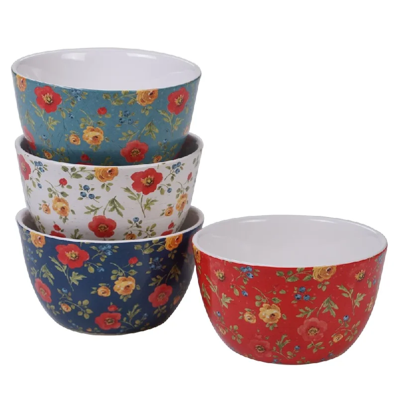 Certified International Country Fresh Ice Cream Bowls, Set of 4