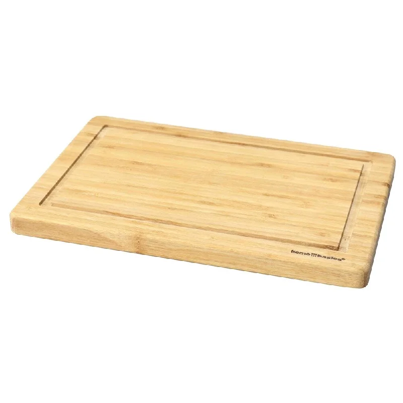 12 x 15 Bamboo Cutting Board with Juice Groove, Natural