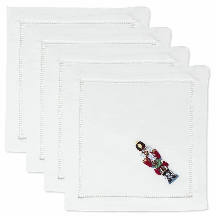 Nutcracker Cocktail Napkins Set of 4