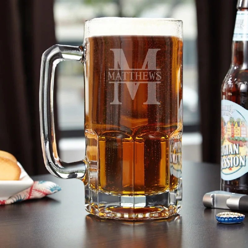 Colossal Personalized Beer Mug