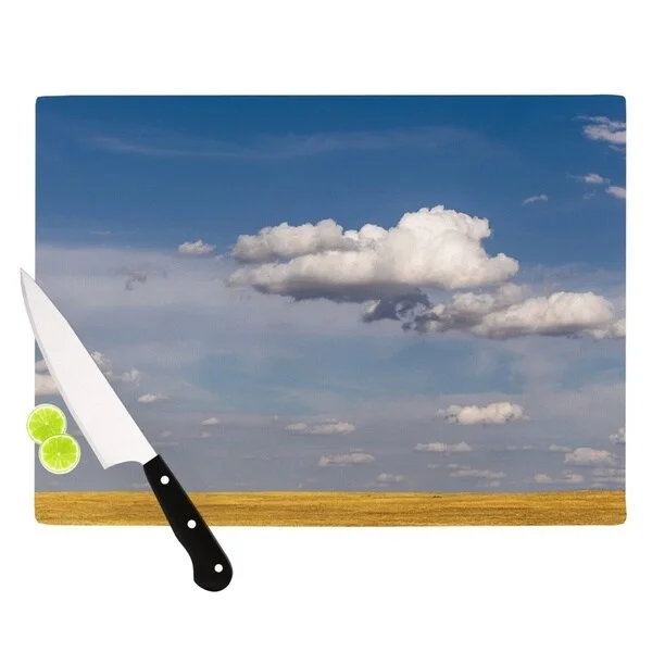 Kess InHouse Ann Barnes "Big Sky" Clouds Cutting Board