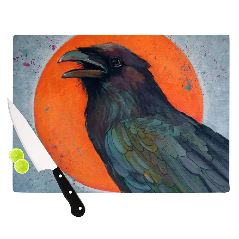 KESS InHouse Lydia Martin "Raven Sun" Cutting Board