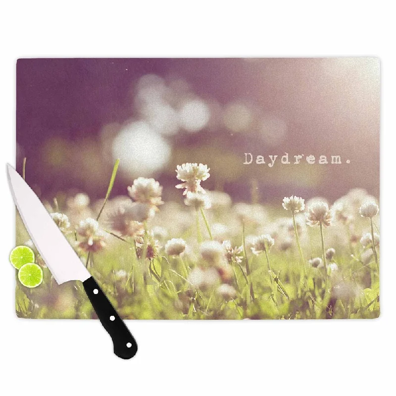 Kess InHouse Angie Turner "Daydream" Floral Green Cutting Board