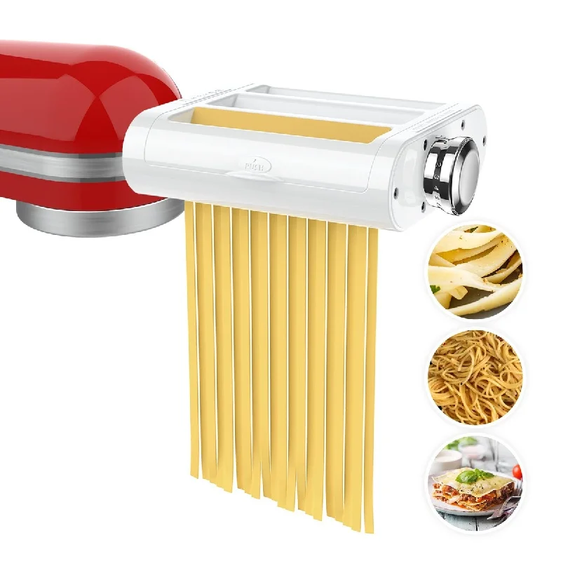 Pasta Maker Attachment 3 in 1 Set for KitchenAid Stand Mixers-Roller