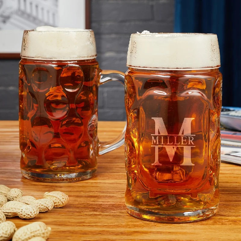 Personalized Oktoberfest Beer Mugs