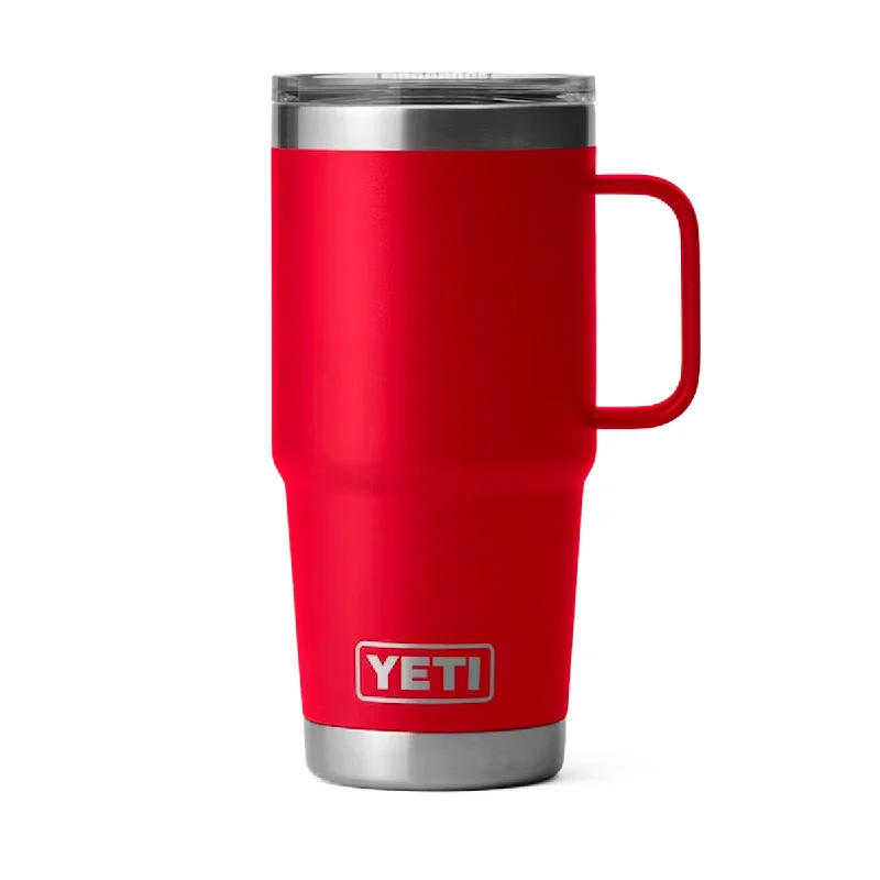 YETI Rambler 20 oz. Travel Mug, Rescue Red