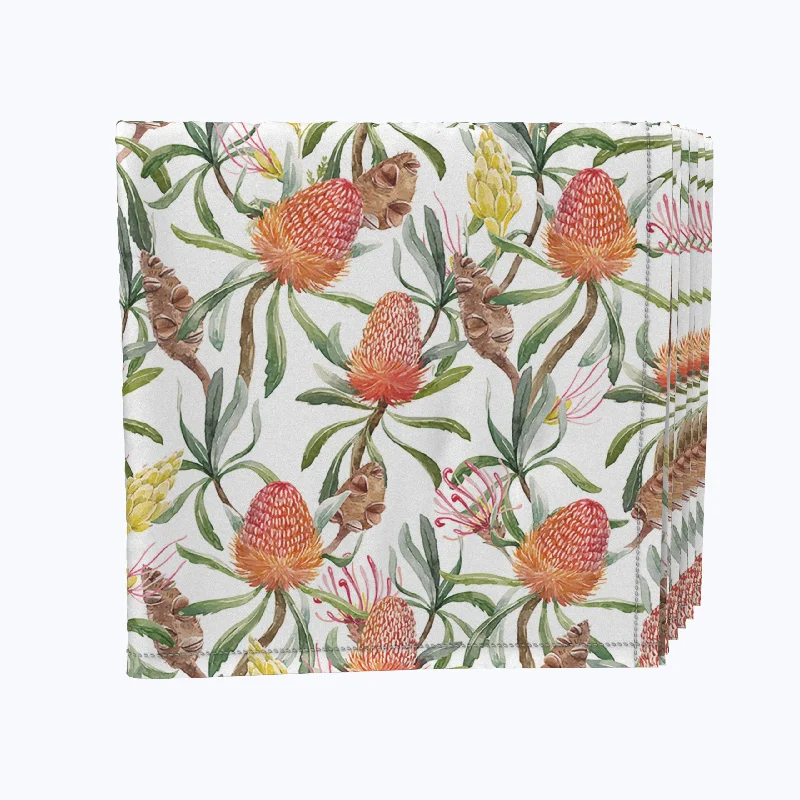 Australian Tropical Flowers Napkins