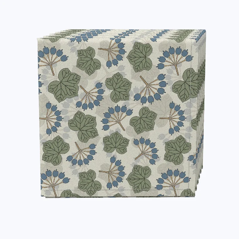 Floral 128 Cotton Napkins