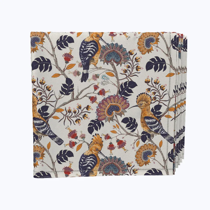 Hoopoes Birds & Flowers Napkins