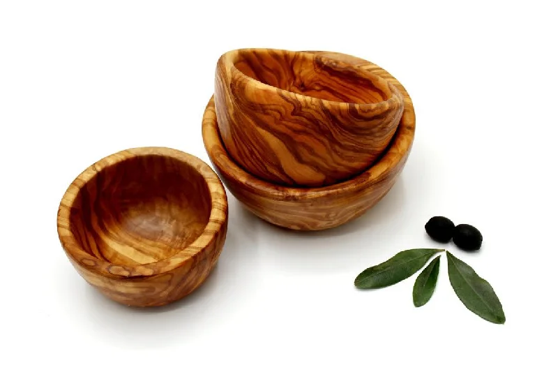 Olive Wood Mini Bowls 7cm