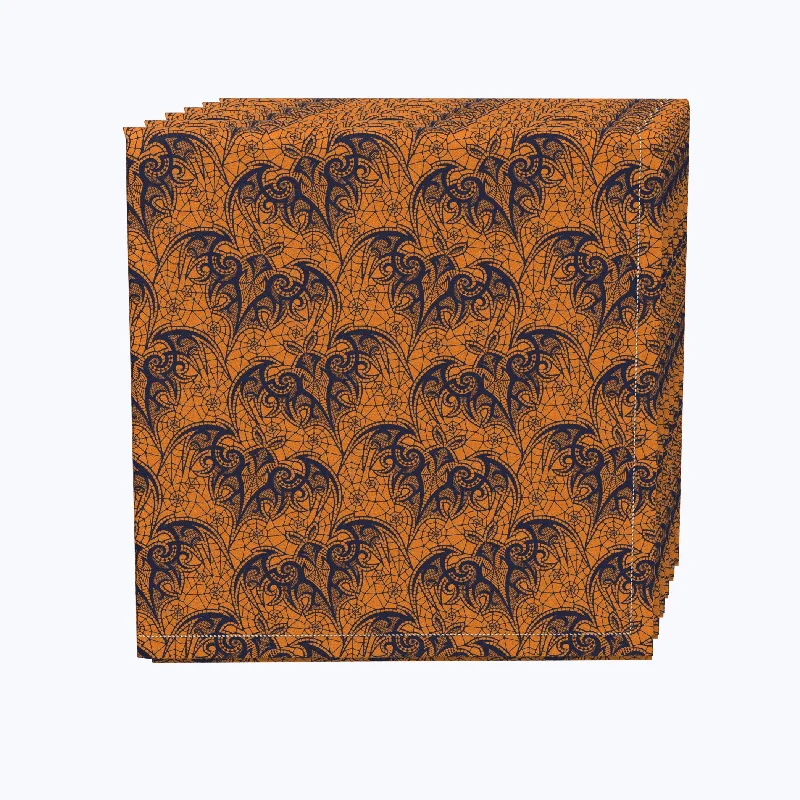 Halloween Bat Lace Napkins