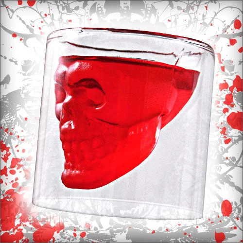 Shot Glass - Doomed Crystal Skull - 2.5 ounce