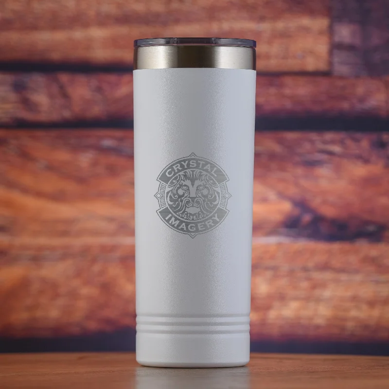 Your Own Logo Skinny Travel Tumbler 22 oz