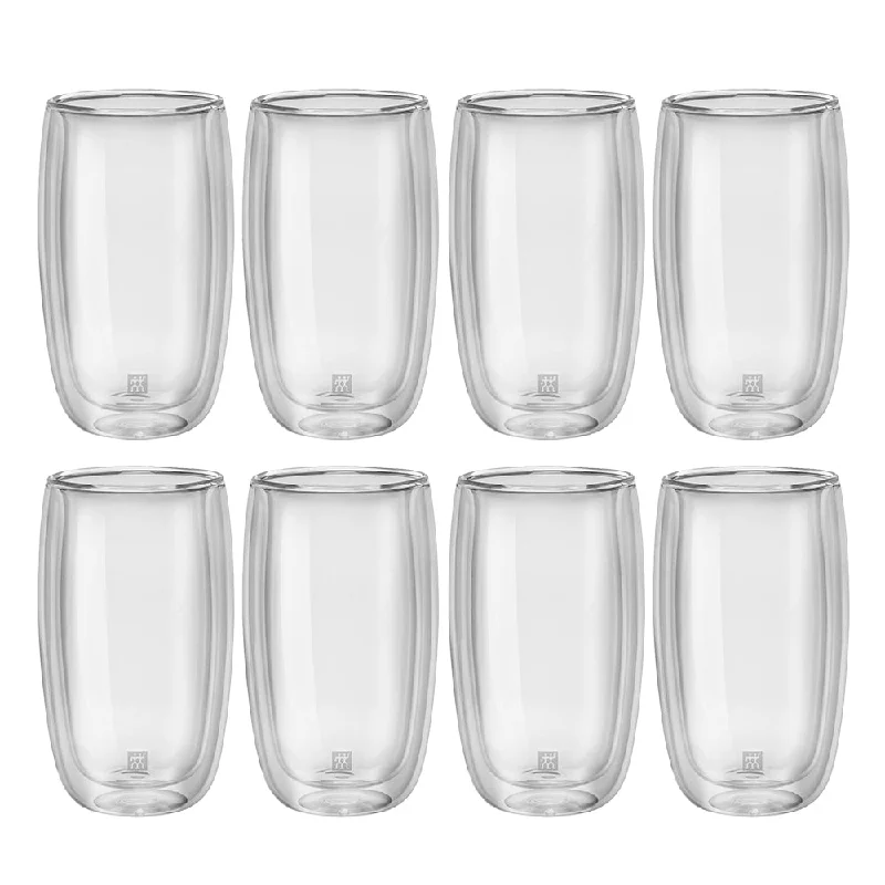 Zwilling Sorrento Double Wall Latte Glass 11.8 oz., Set of 8