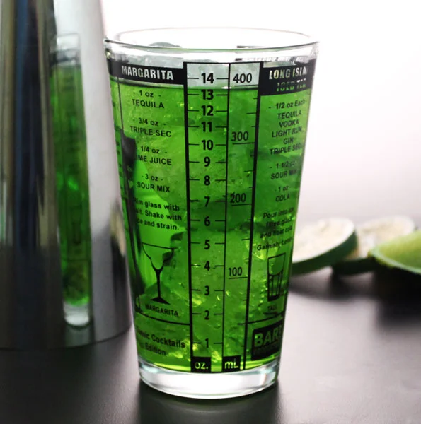 Mix Master Measuring Mixing Glass