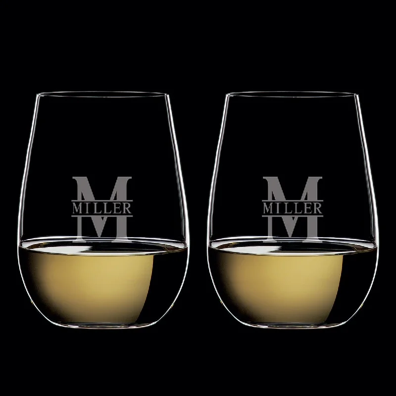 Riedel Stemless Wine Glasses, Chardonnay/White Wine - Set of 2