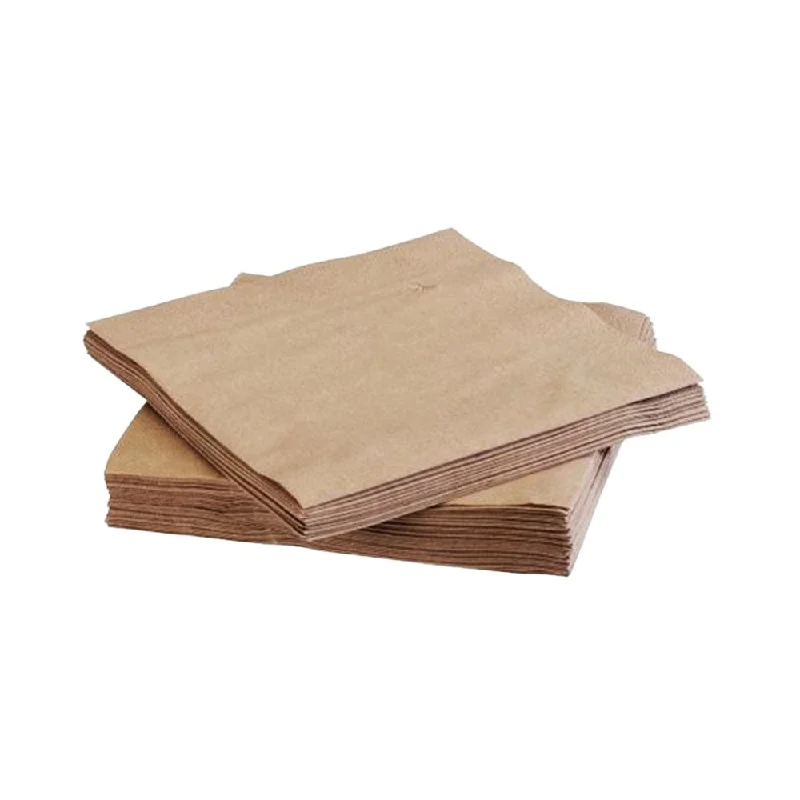 Recycled Kraft 2ply Lunch Napkins - Pack of 100