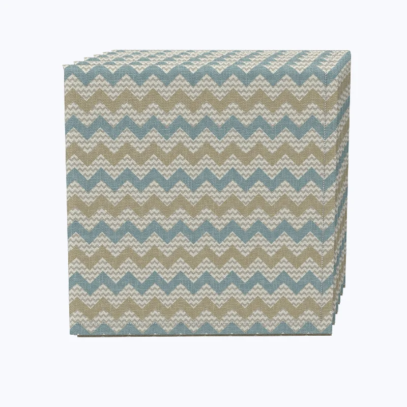 Textured Chevron Design Napkins