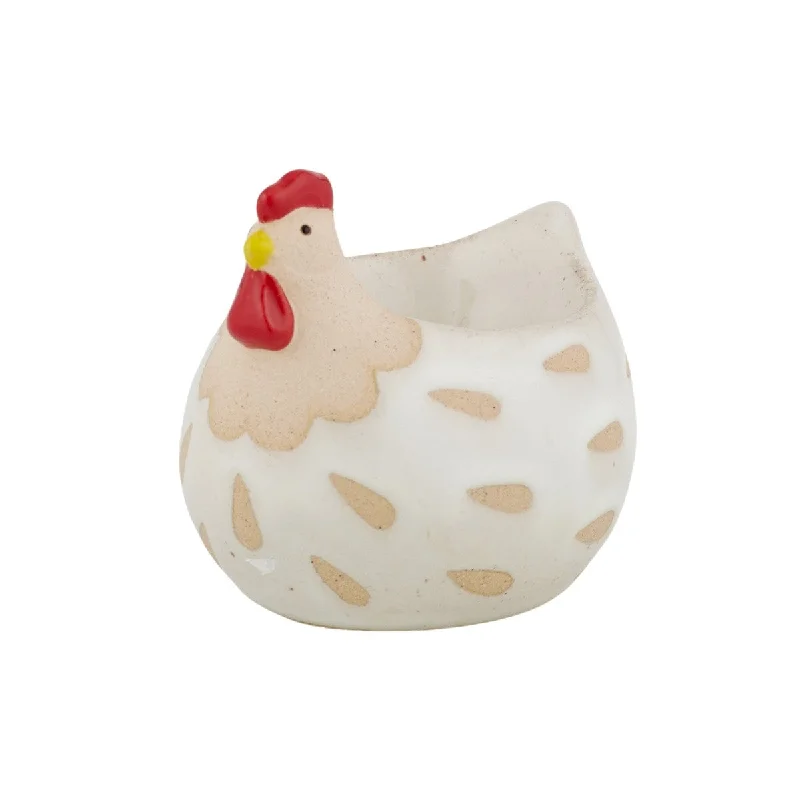 Coast to Coast Charlie Chook Ceramic Egg Cup Ivory