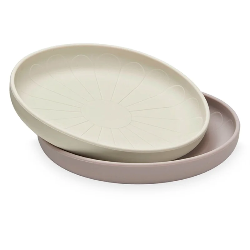 Cam Cam Copenhagen Silicone Plates 2- pack Flower Earth Mix