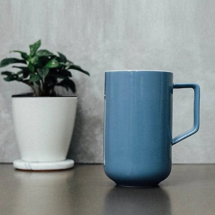 Porcelain Tall Mug - Pastel Blue