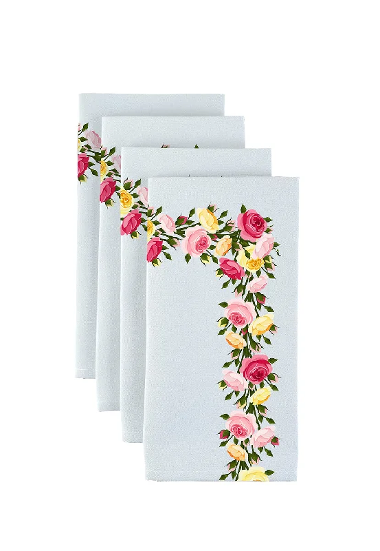 Roses in Bloom Garland Napkins