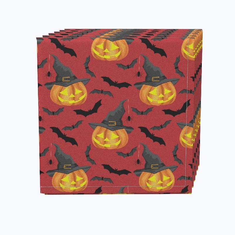 Pumpkin in Hats and Bats Napkins