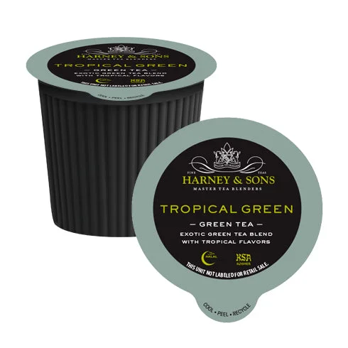 Harney & Sons Tropical Green Single Serve Tea 24 Pack