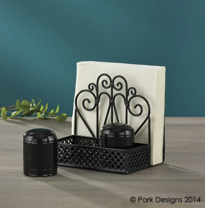 Salt & Pepper & Napkin Holder - Park Designs