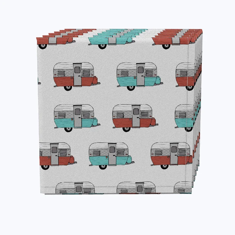 Retro Trailer Camper Napkins