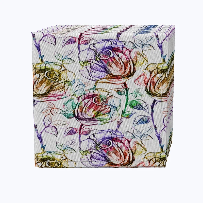 Floral 195 Cotton Napkins