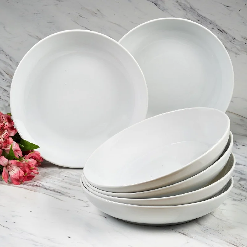 Certified International Bianca Dinner Bowls, Set of 6