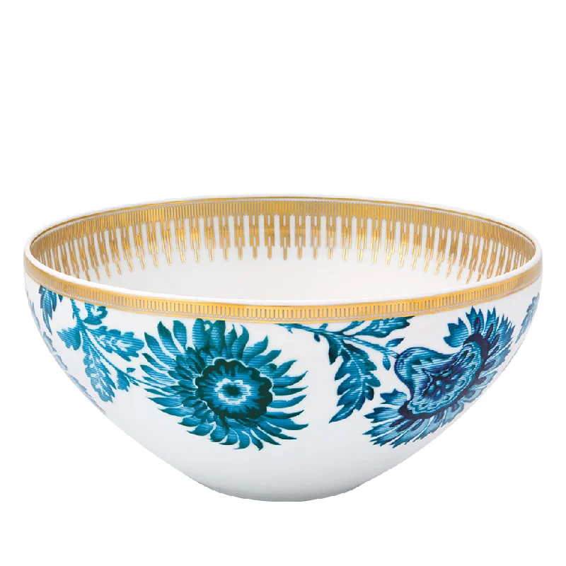 Gold Exotic Salad Bowl