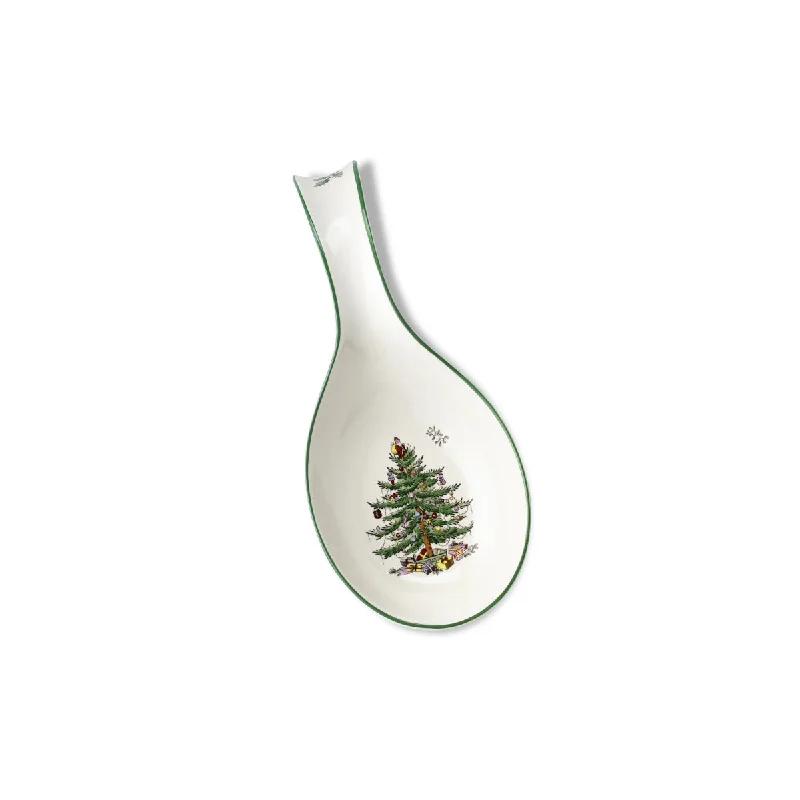 Spode Christmas Tree Spoon Rest 30cm