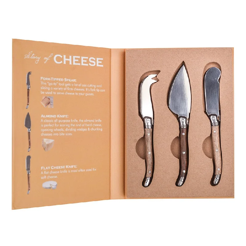 Acacia Woood Set/3 Cheese Knife