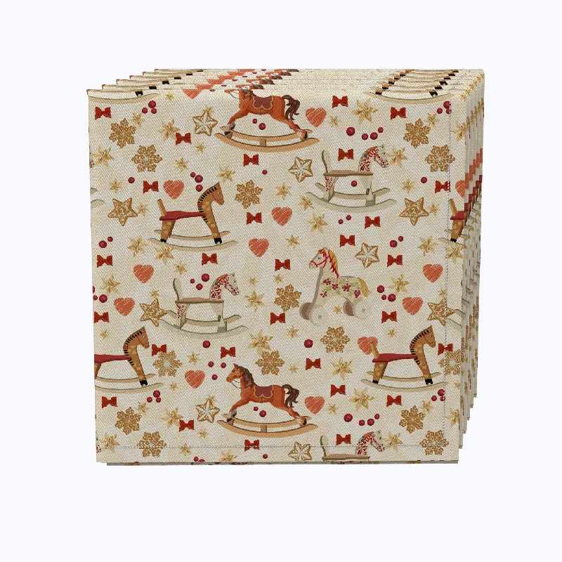 Vintage Rocking Horses Napkins