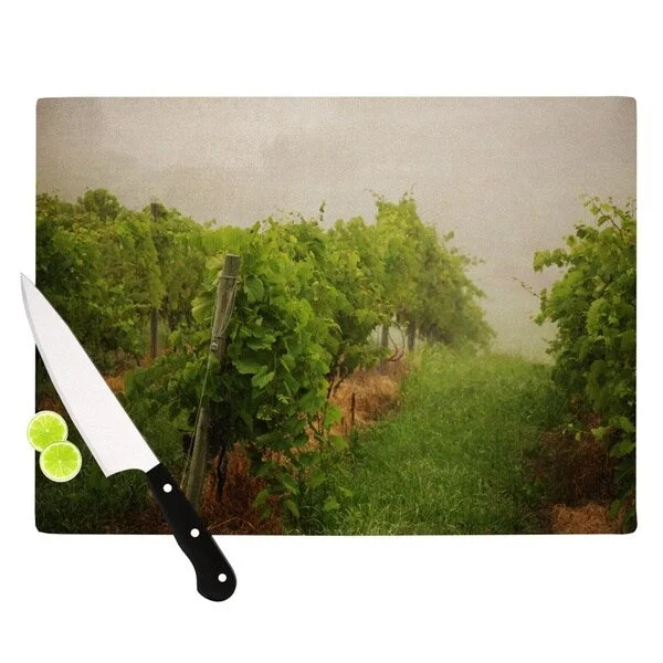 Kess InHouse Angie Turner "Grape Vines" Foggy Cutting Board