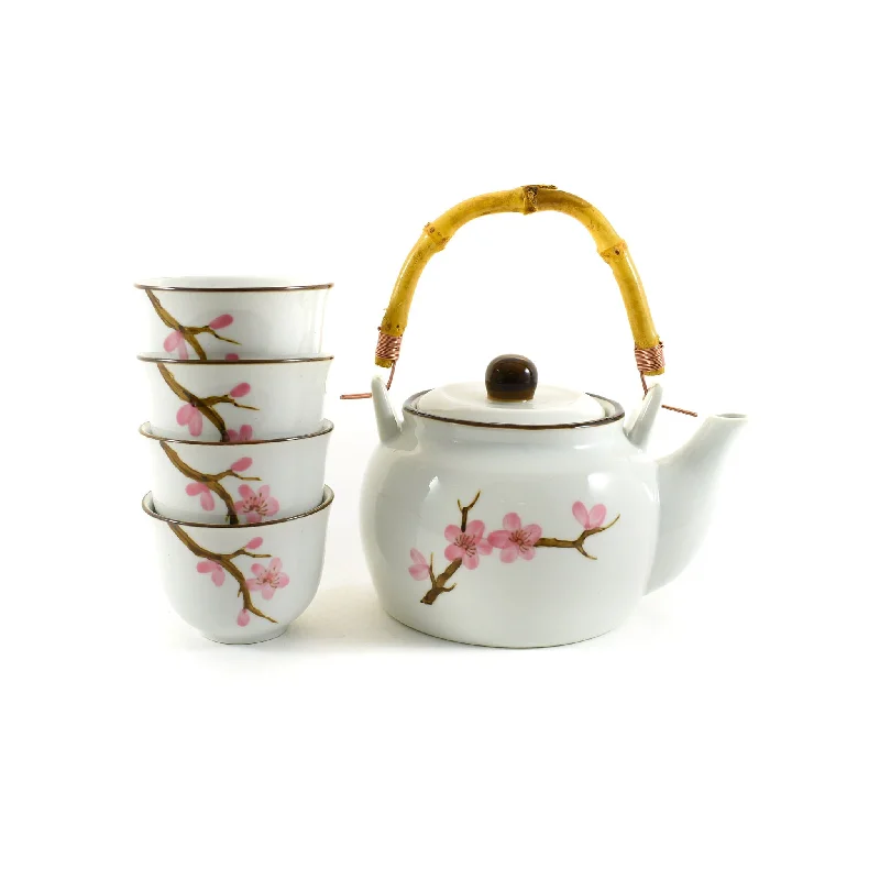 Pink Sakura Tea Set, 800ml