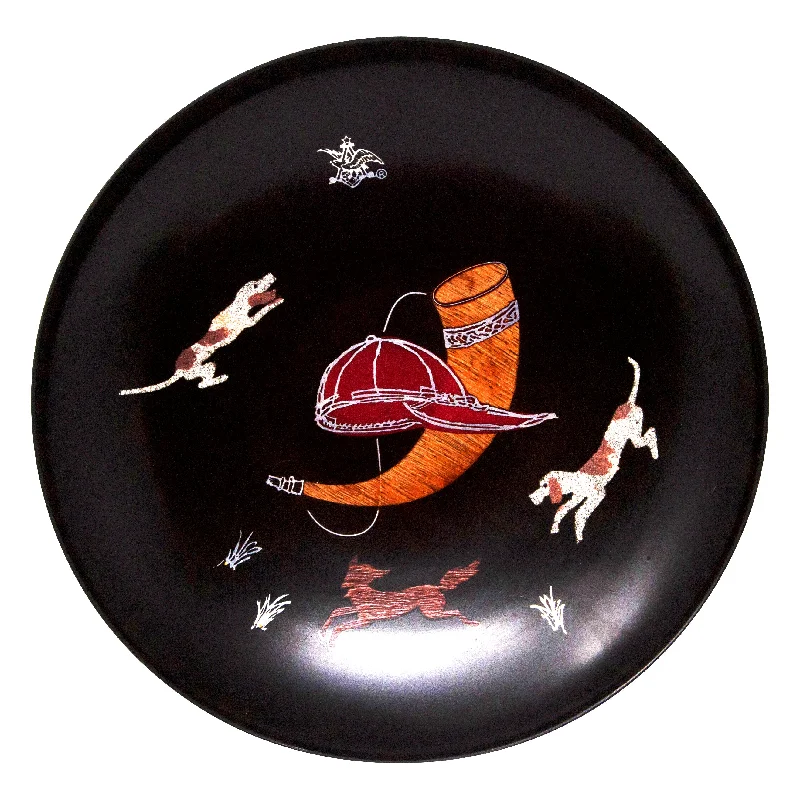 Couroc Large Fox Hunt Anheuser-Busch Bowl