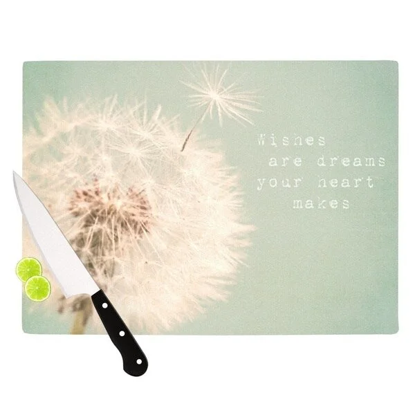 Kess InHouse Debbra Obertanec 'Wishes Are Dreams' Fuzzy Cutting Board