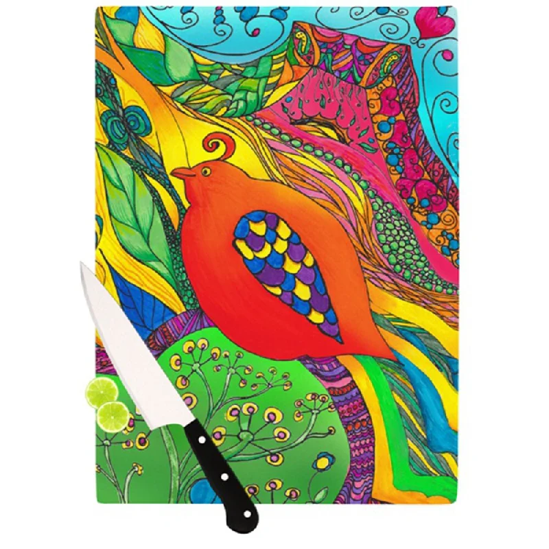 KESS InHouse Catherine Holcombe 'Psycho-Delic Dan' Cutting Board