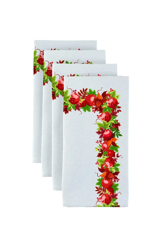 Autumn Apple Harvest Garland Napkins