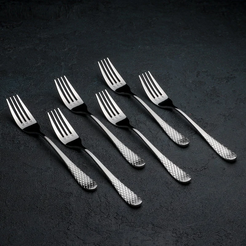 Dinner Fork 8" inch | 20 Cm Set Of 6 In Gift Box